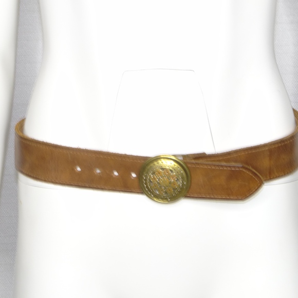 The Orange Peel Vintage Belt Bronze Medallion Med main image 7